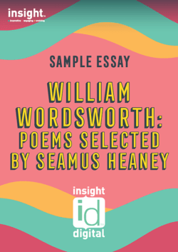 William Wordsworth: Poems Selected by Seamus Heaney - 2020 Sample Essay