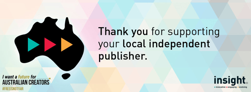 Thank you for supporting your local independent publisher.