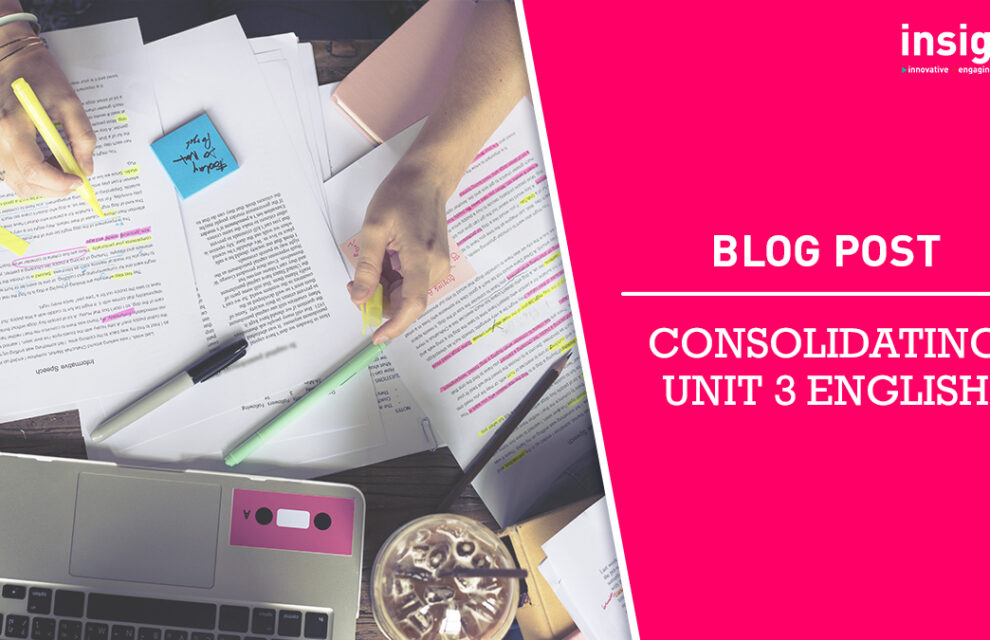 Consolidating Unit 3 English