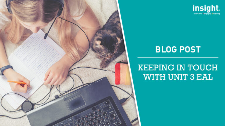 Keeping in touch with Unit 3 EAL