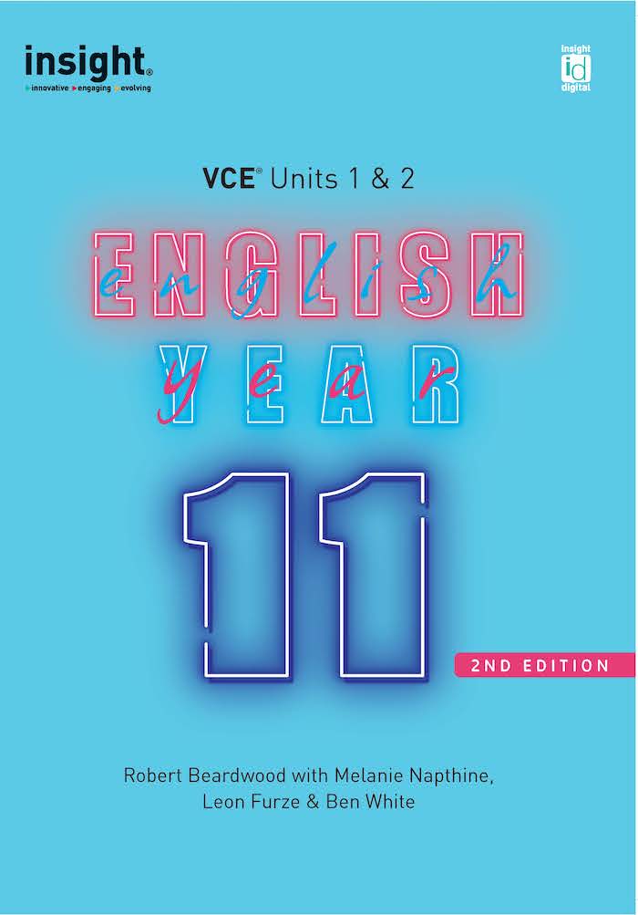 Cover image of Insight's English Year 11 2nd Edition - 2025