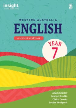 Cover image of the Western Australia English - A Student Workbook published by Insight Publications