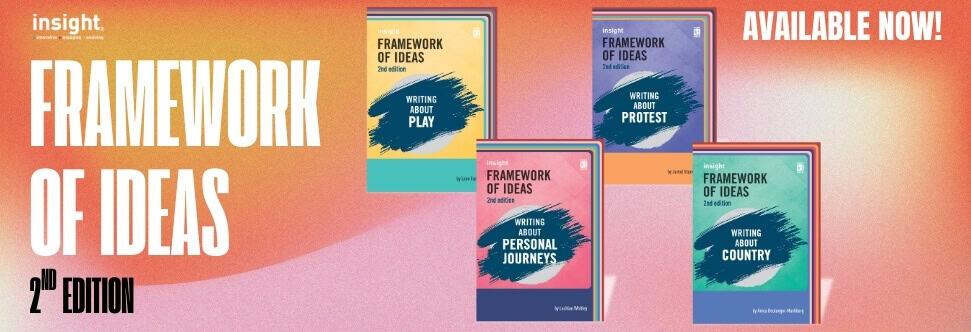 Banner image featuring the Insight Frameworks 2nd Edition Titles. With text Available Now.
