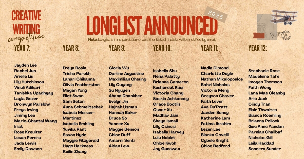2025 Insight Writing Competition Longlist