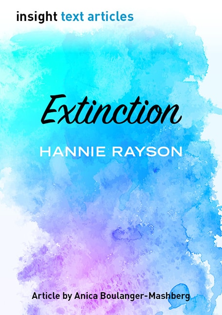Insight Text Article - Extinction